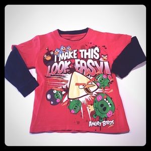 Angry Birds Long Sleeve T-Shirt - Size Small